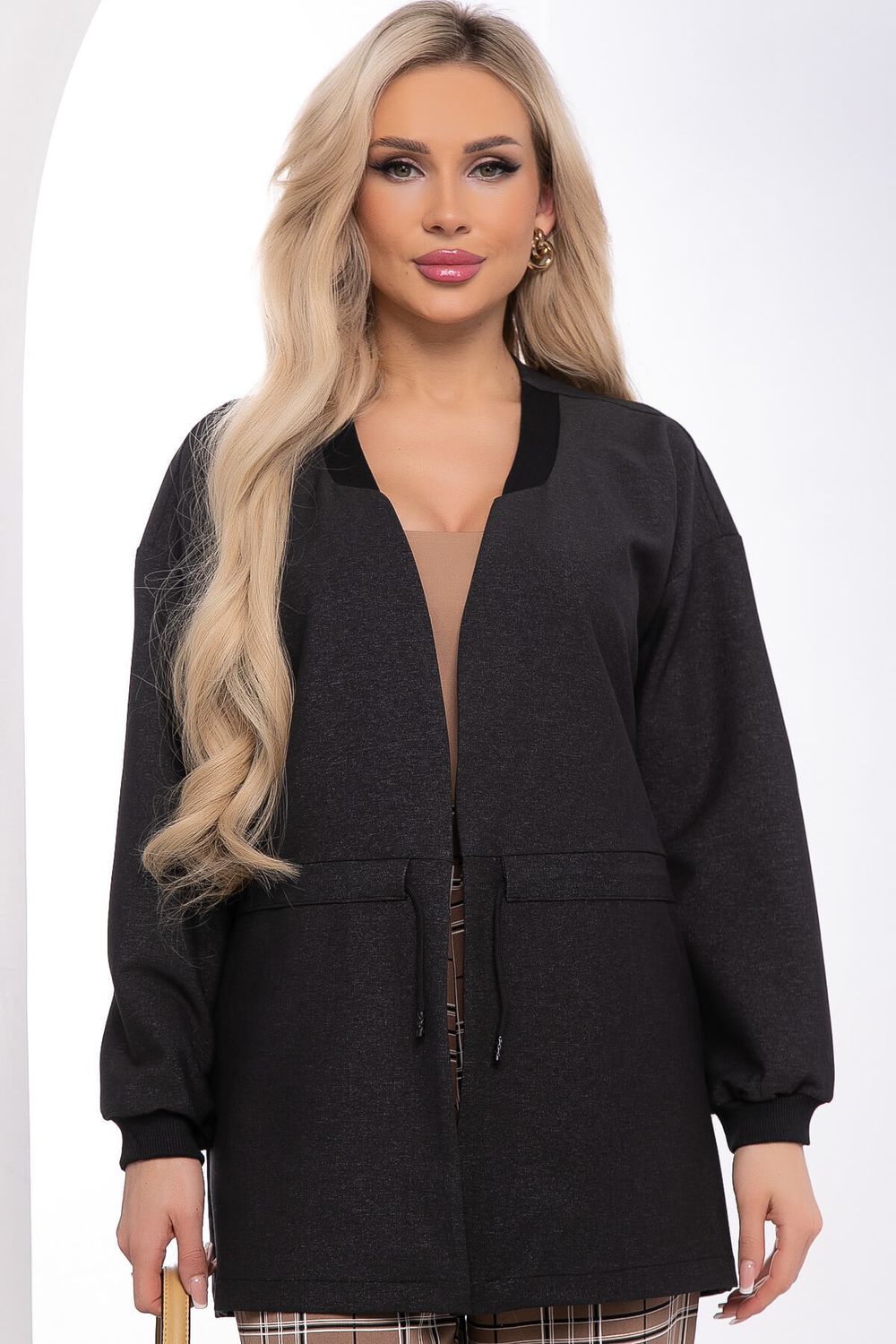 Жакет "На стиле" (темно-серый) Б8287 LT Collection