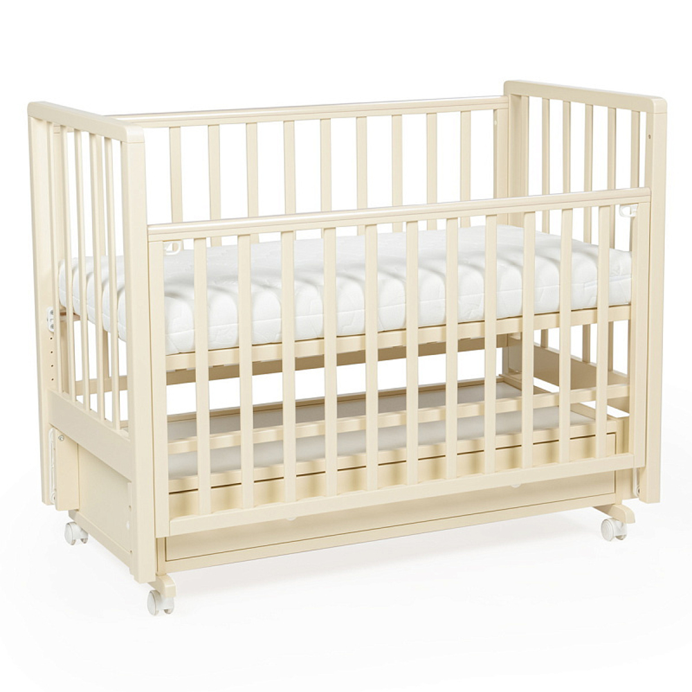 Детская кроватка Bebizaro Regency New маятник универсальный с ящиком ваниль