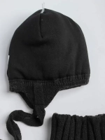 Зимняя шапка для девочки и снуд