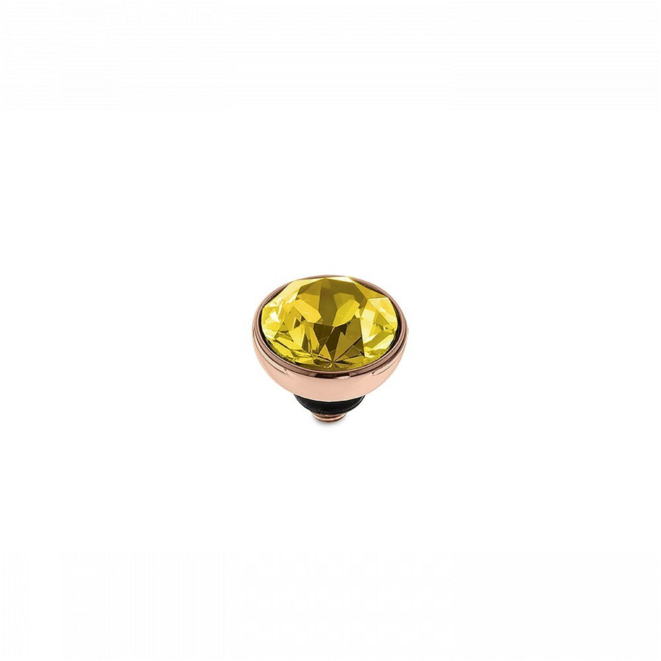 Шарм Qudo Bottone Light Topaz 8 мм 680186 BR/RG