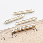 Подвеска Палочка, цвет золото, фианиты, размер 22*2,5 мм, цена за 1 шт
