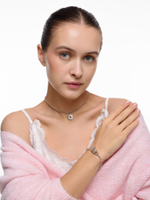 Чокер "Sun" с лабрадором Silver