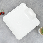 Блюдо "Маршмеллоу" 25*26*2,5см