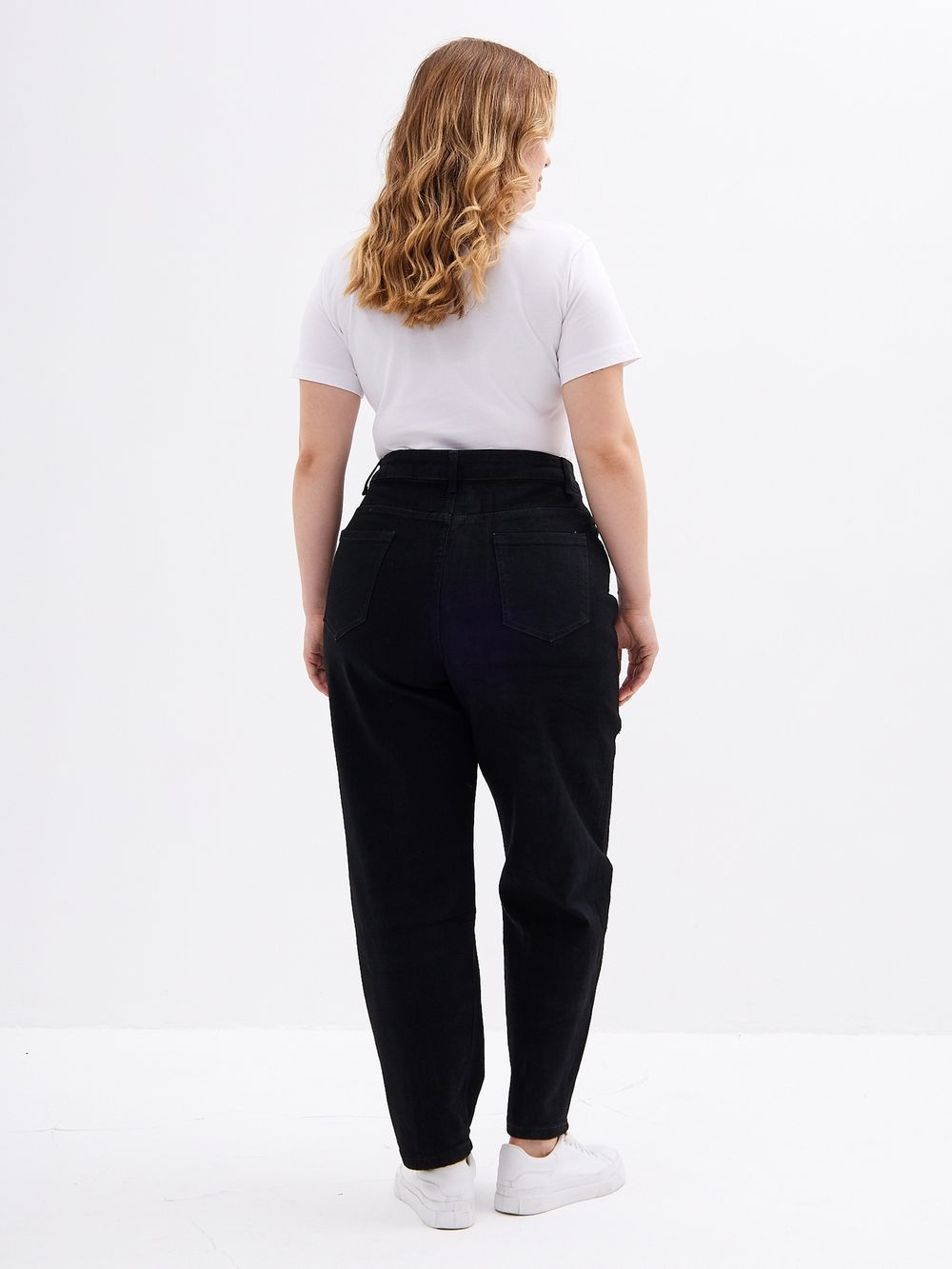 Джинсы больших размеров на молнии