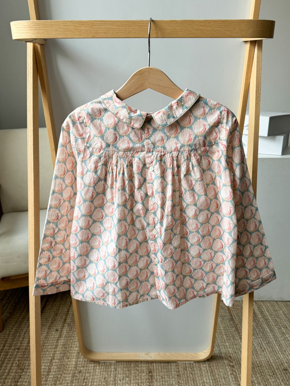 Хлопковая блузка Bonpoint, 116