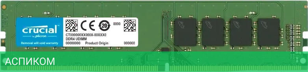 Оперативная память Crucial Basics 8GB DDR4 (CB8GU3200)