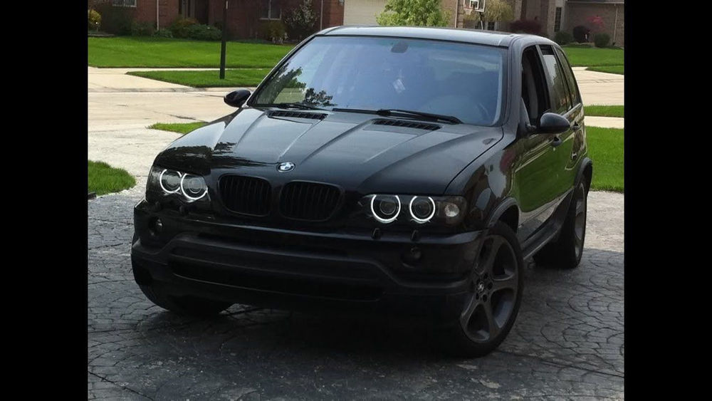 Ангельские глазки BMW X 5 E 53 ( Белые) Дорест