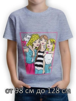 Футболка для садика и школы.девочка.1шт.