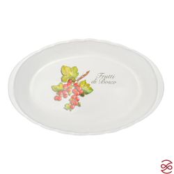 Блюдо овальное для запекания NUOVA CER Лесные ягоды 39см