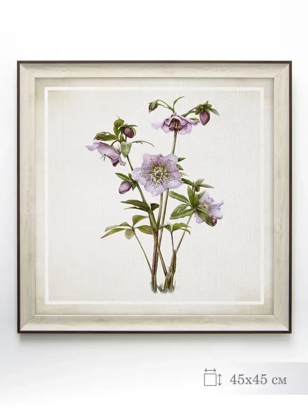 Картина на натуральном холсте "Весенний прованс" 45*45 см