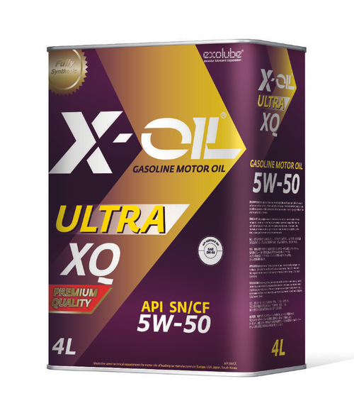X-OIL Ultra XQ 5W50 SN/CF 4л. синт.