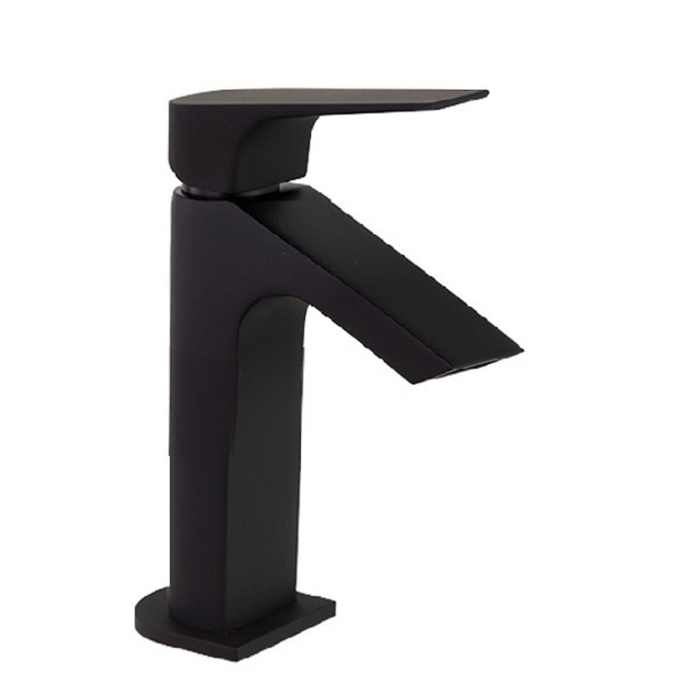 Смеситель для раковины с каскадным изливом URBAN CHIC 210101NM чёрный