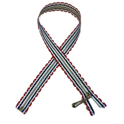 Застежка-молния декоративная разъемная металл №5 70см