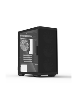 Корпус ZALMAN M4, MATX, BLACK, WINDOW, 1xCombo (3.5'' or 2.5''), 1x3.5", 2x2.5", 1xUSB2.0, 2xUSB3.0, FRONT 3x120mm ARGB, REAR 1x120mm ARGB