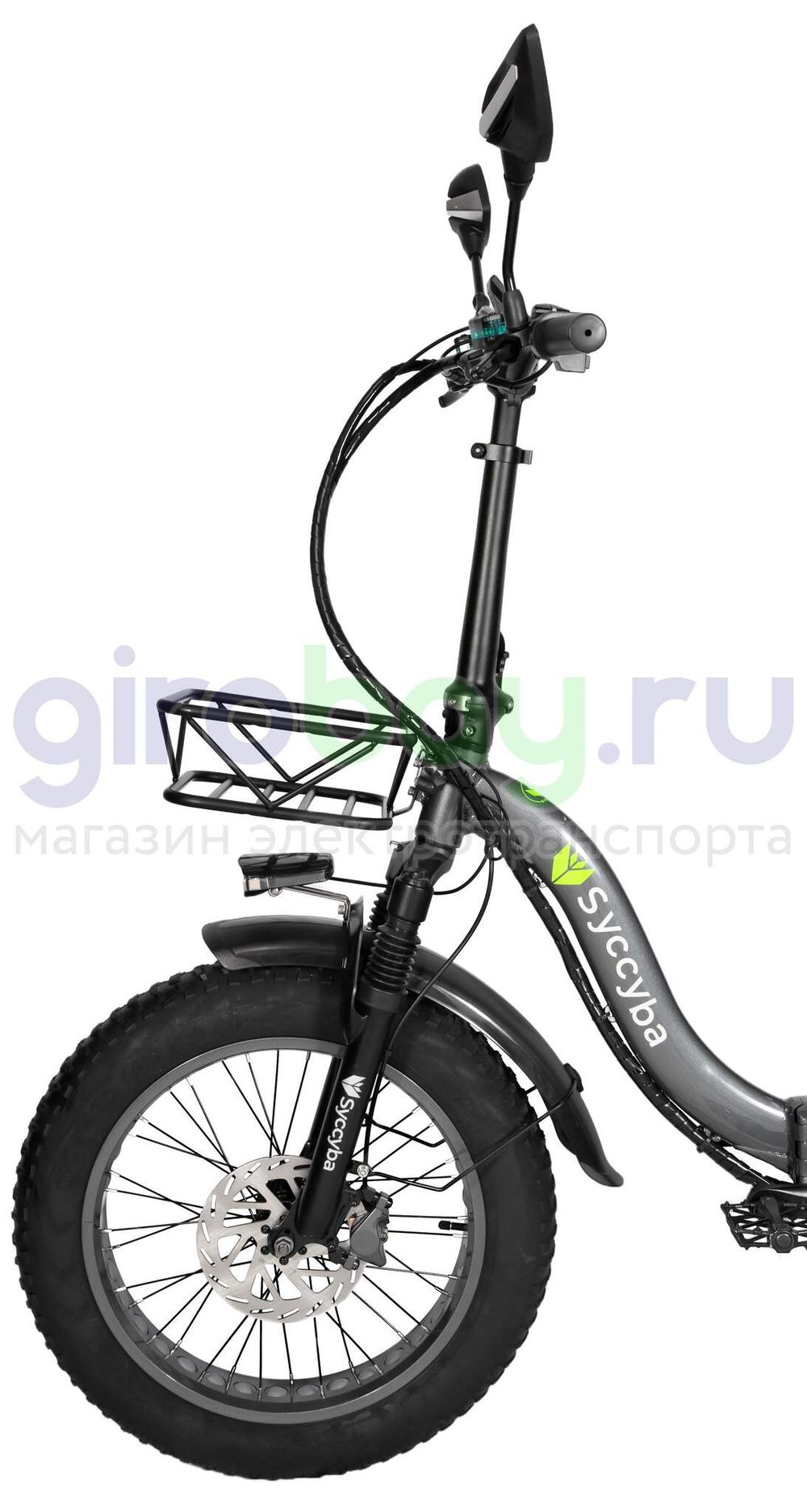 Электровелосипед Syccyba F11 Pro 2025 года (48V/15Ah) - Серый обод фото №5
