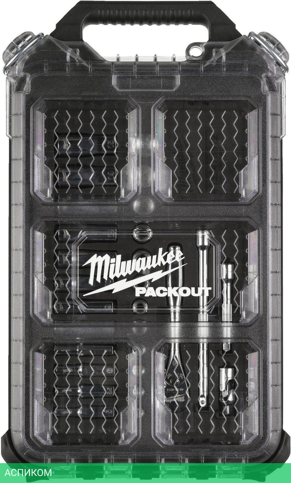 Набор трещотка с головками Milwaukee 4932478812