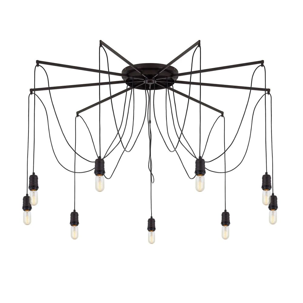 Citilux Эдисон CL451292 Люстра паук Венге