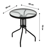 Набор мебели Сан-Ремо мини арт.SC-092KD, WR1208 черный, "Garden story"
