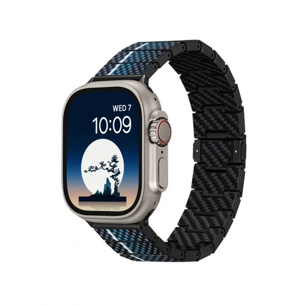 Браслет PITAKA Carbon Fiber Watch Band для Apple Watch Луна | Moon