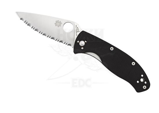 Складной нож Spyderco Tenacious C122GS c клинком из стали 8Cr13MoV, рукоять G10