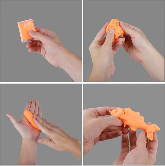 Легкий пластилин для лепки Мульти-Пульти, 24 цвета