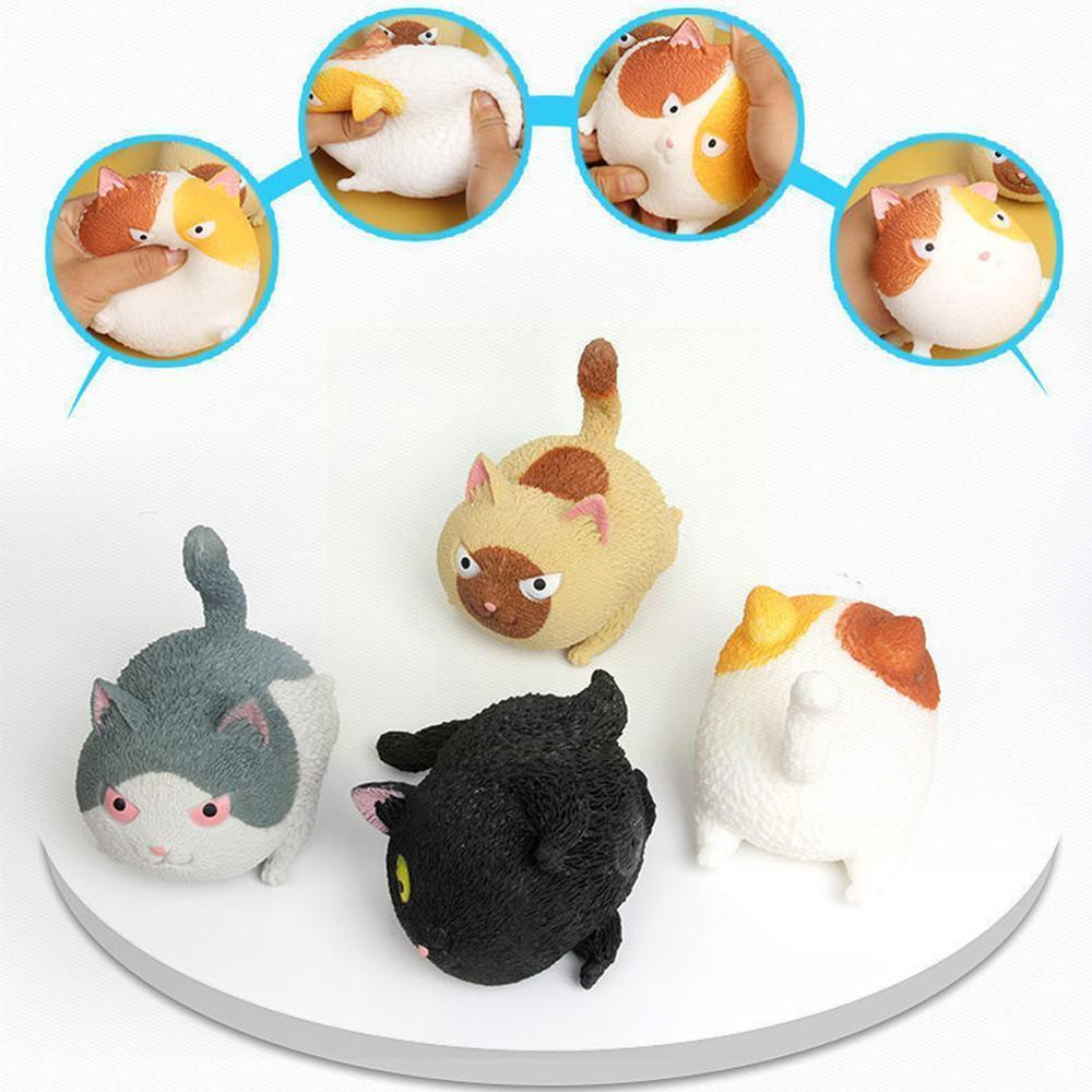 Игрушка антистресс "Сквиши Angry cat" MINI