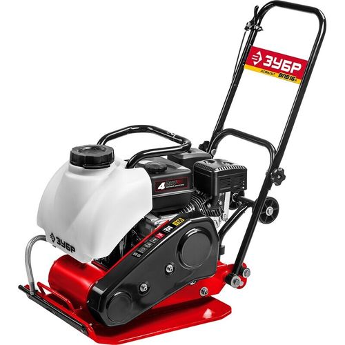 Виброплита бензиновая ЗУБР ВПБ-15 А - [84,5 кг / 15 кН / PX180]