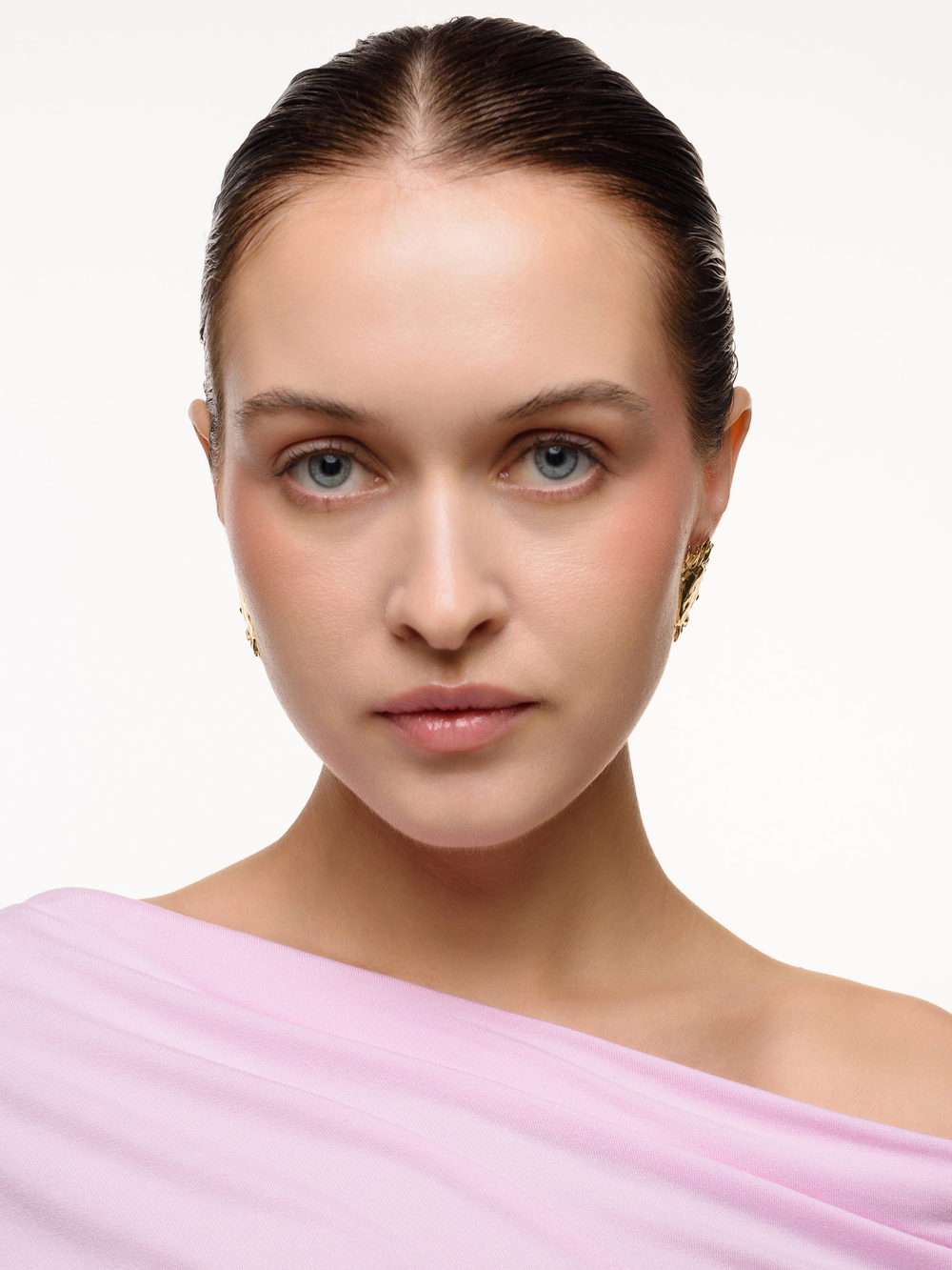 Серьги "Fiery heart" Gold