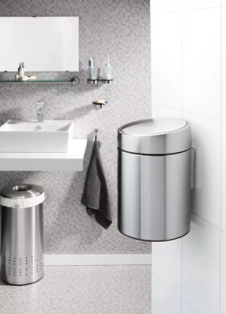 Brabantia - Контейнер для мусора Slide Bin 5л, матовая сталь / артикул   477546  / GTIN 8710755477546