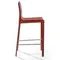 Полубарный стул Barrie 65 см красная кожа
