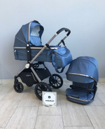 Коляска 2в1 Sweet Baby Vento Silver Blue