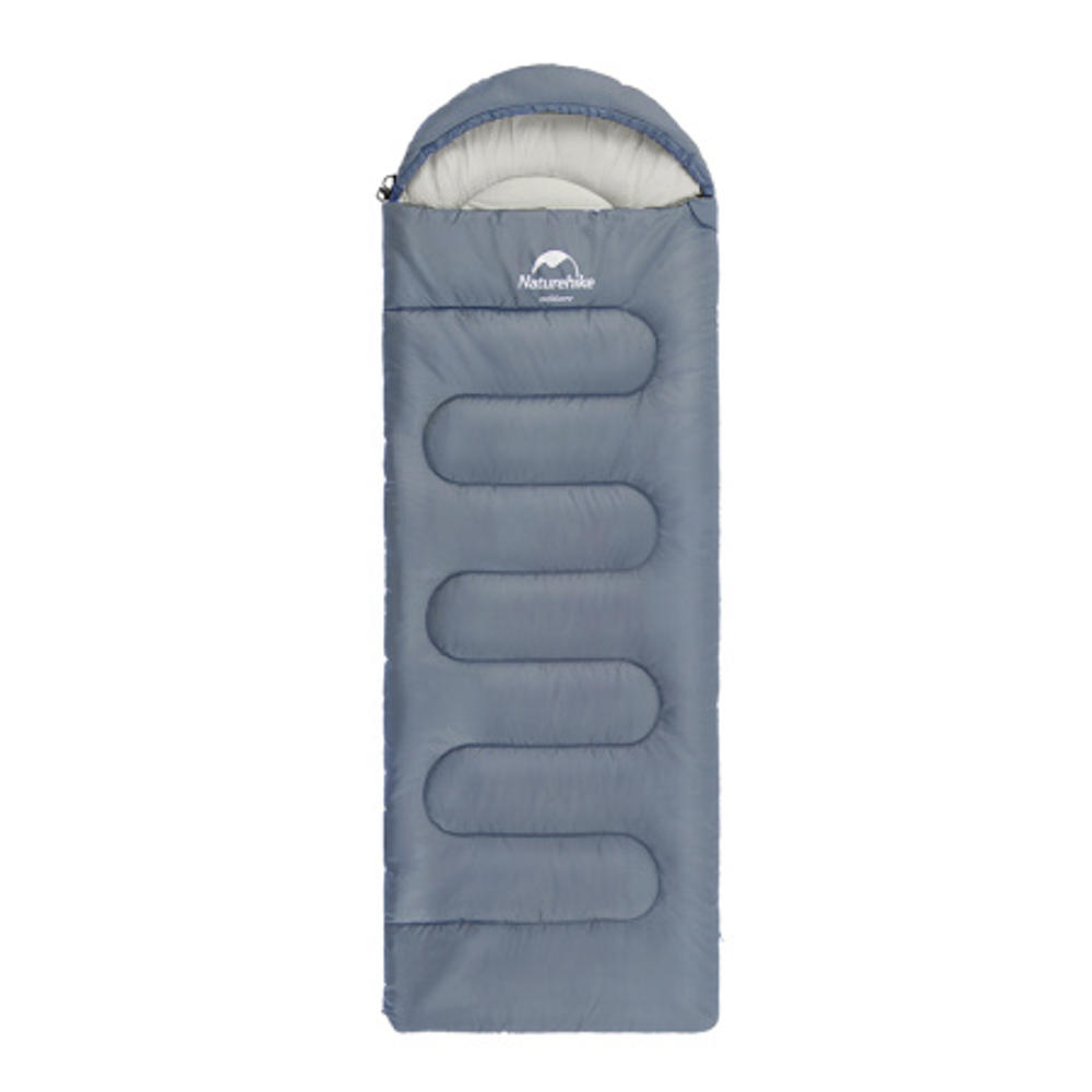 Мешок спальный Naturehike Y150L, 220х85 см, (правый) (ТК: +11C), синий