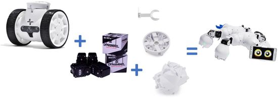 Образовательный комплект модульной робототехники