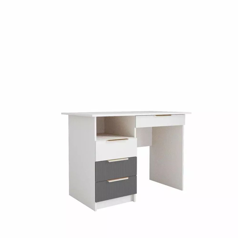 Стол «Лавис» СТД 1070.1 (белый/белый софт), ЛДСП/МДФ, ДСВ Мебель