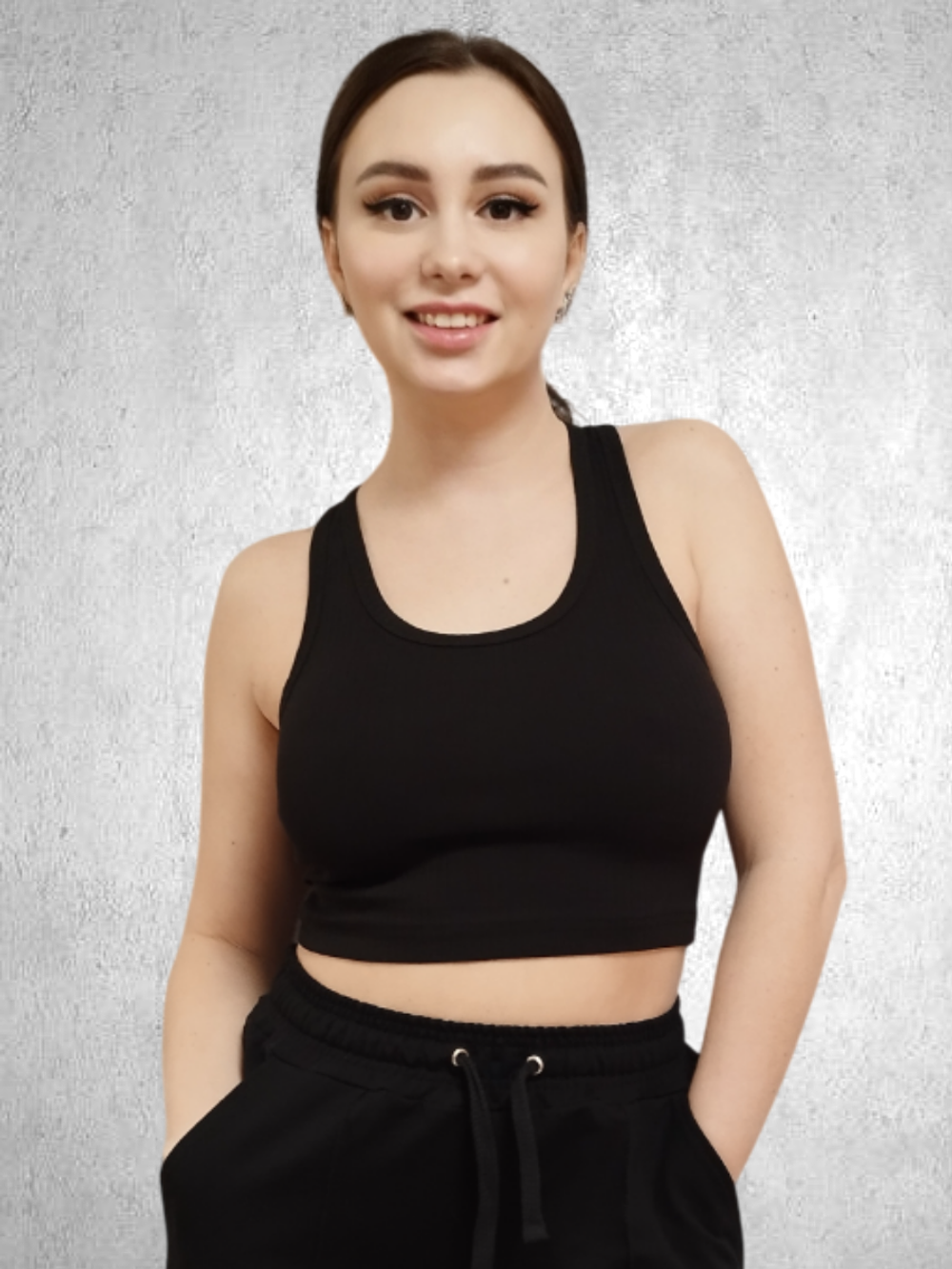 Кроп топ женский Турция (S-M)