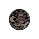 Брошь Clara Bijoux Сова F25152-12 BW