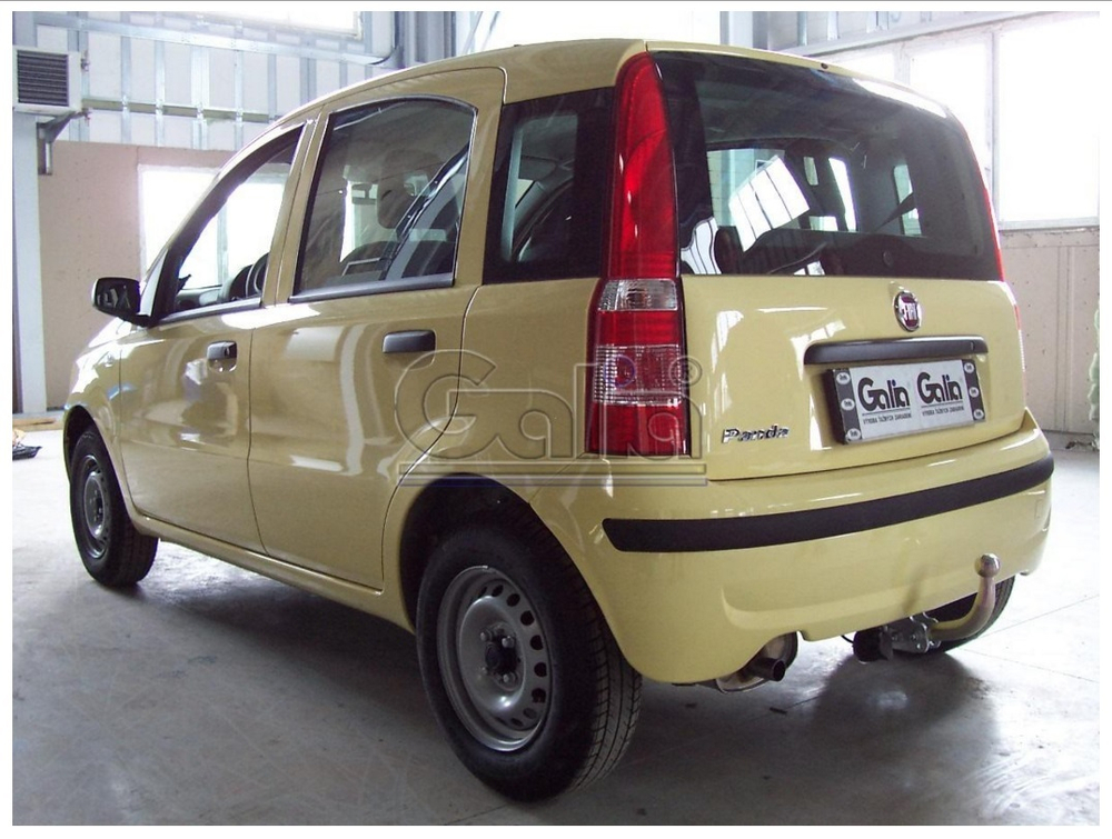 Оцинкованный фаркоп на FIAT Panda 2WD/4WD 2003-2012 (без электрики), Galia F089A