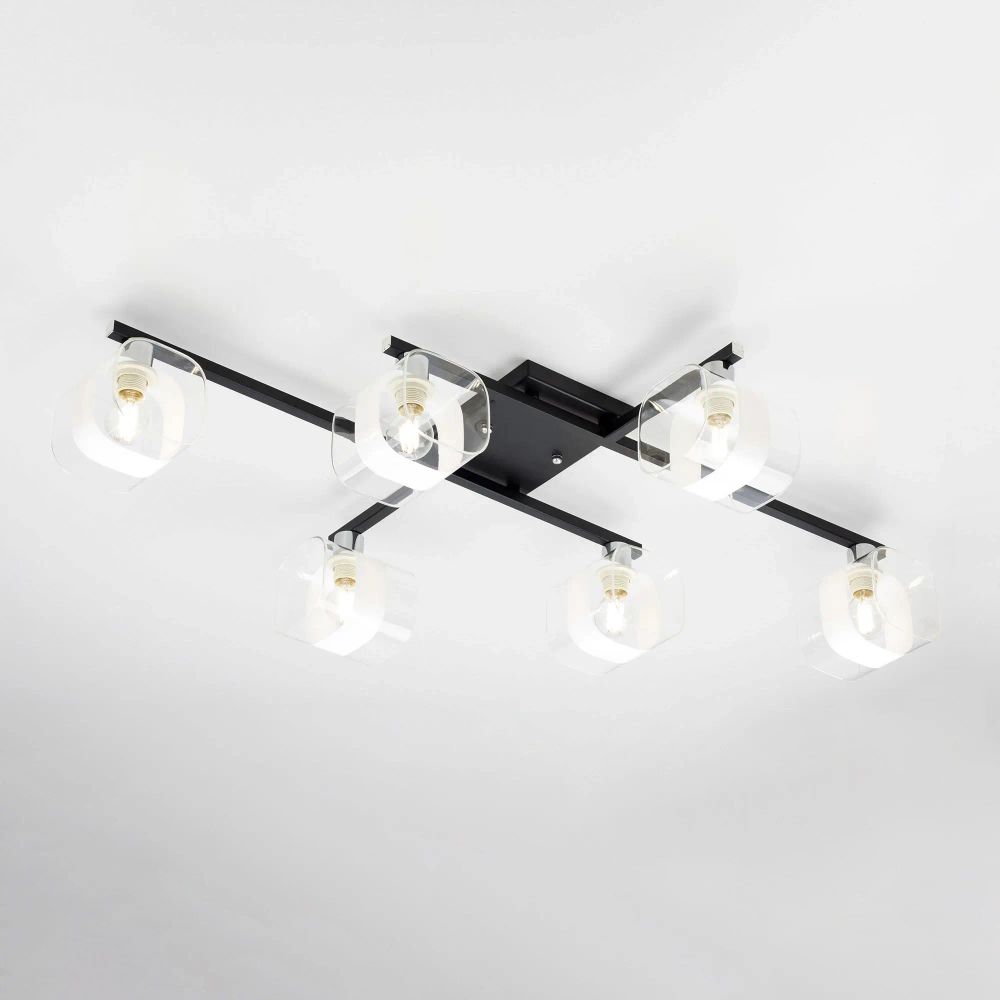 Citilux Вирта CL139165 Люстра потолочная Чёрная Матовая