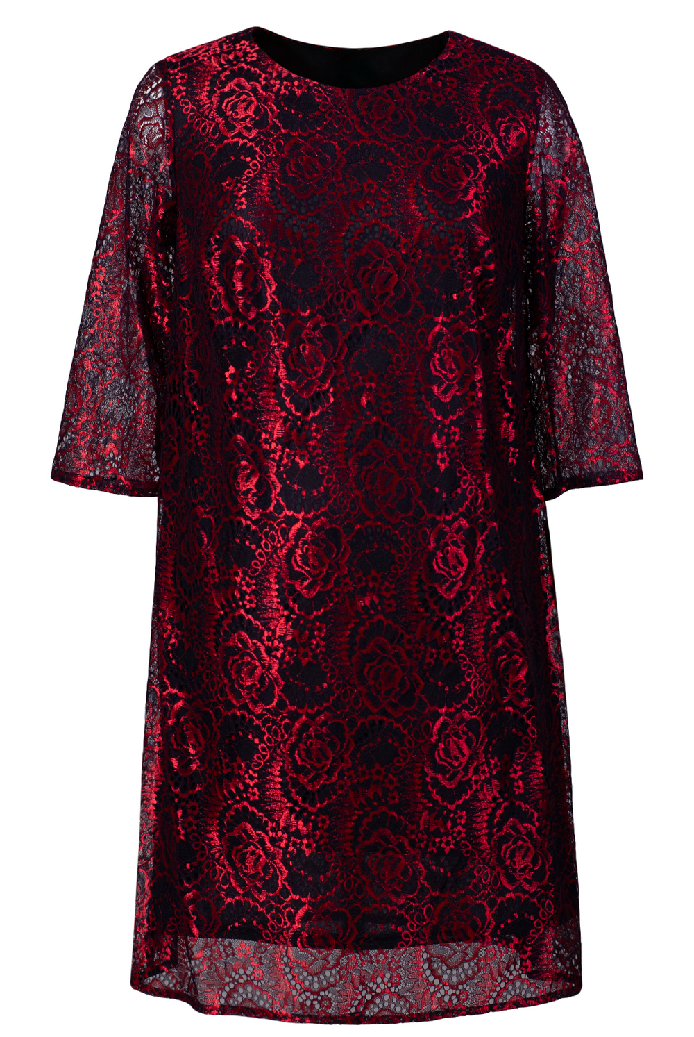 Платье женское 2567АПВ, красный #226К052567АПВ