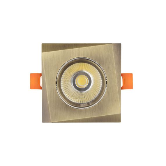 Встраиваемый светодиодный светильник Lumina Deco Dalston LDC F115 GR+BR