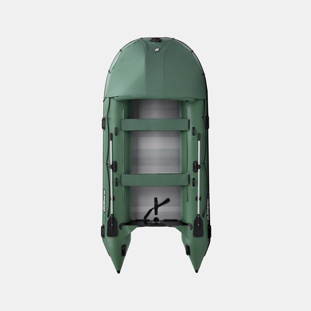 Надувная лодка GLADIATOR C420AL зелёный