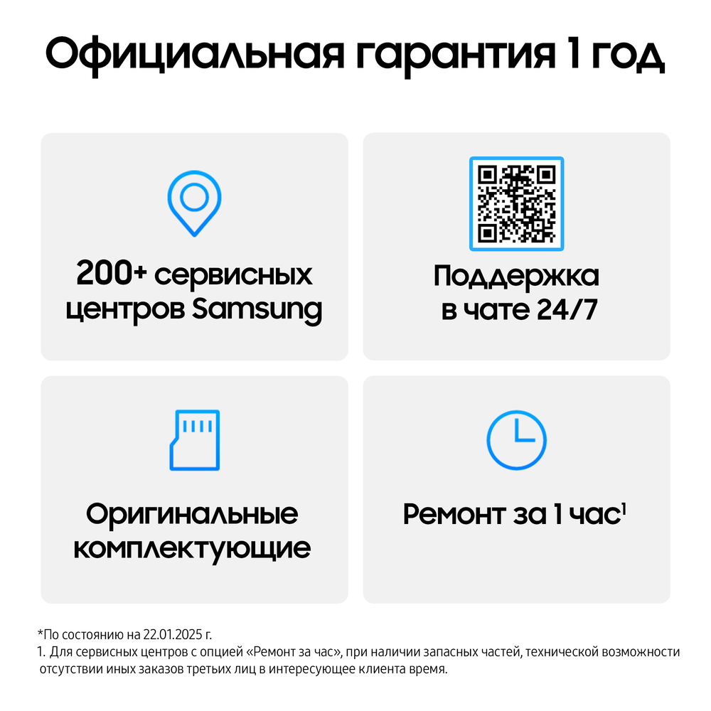 Смартфон Samsung Galaxy S25 Ultra 12/256 ГБ Black SM-S938B/DS
