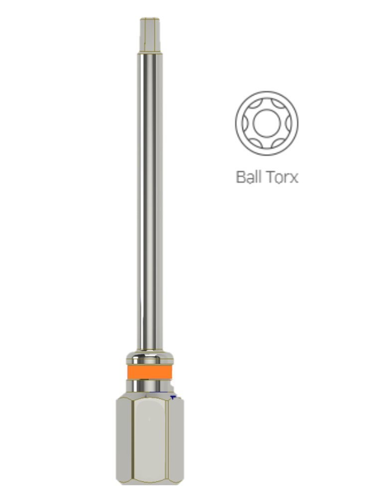 Ключ для угловых винтов Orange (оранжевый) Ball Torx 1.7, 20 Ncm