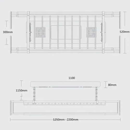 Электросушилка WULIAN Электрическая настенная сушилка