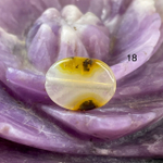 54630  Агат Бусина овал 10*14мм