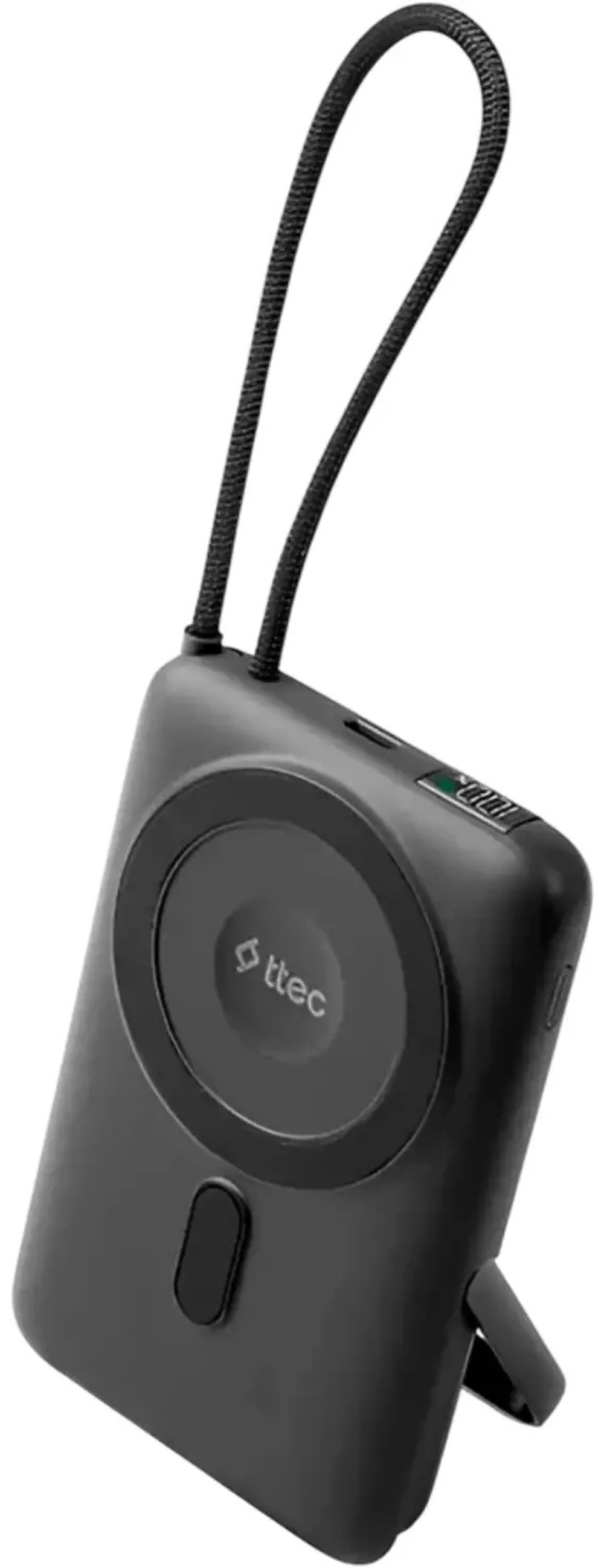 Внешний аккумулятор TTEC ReCharger M LCD 10000 мАч 22.5 Вт черный