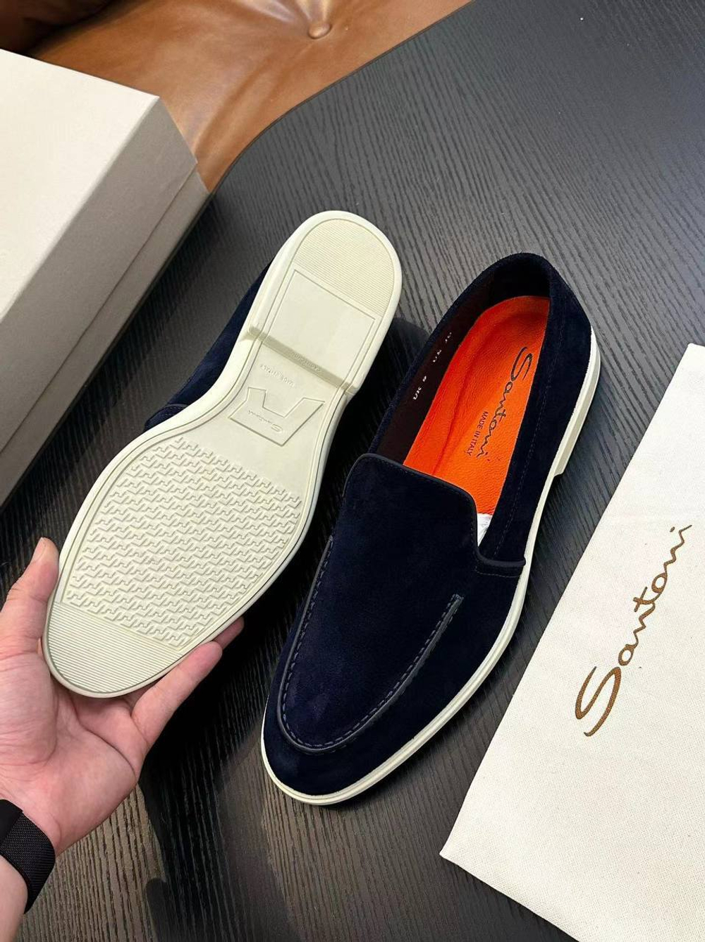 Слипоны Santoni