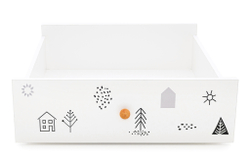 Ящики для кровати Бельмарко Stumpa Домики ч/б