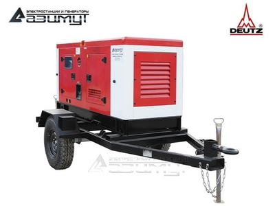 Дизельный генератор Азимут ЭД-60-Т400-1РКМ6C Deutz на шасси в кожухе