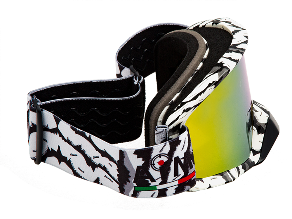 Очки снегоходные с двойной линзой AiM Camouflage Glossy